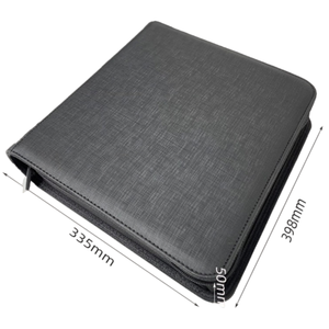 Álbum de Cartas Pokémon Grande de 14 Bolsillos, de Cuero PU y Terciopelo, con Capacidad para 252+ Cartas, para Cartas Commander, Mtg, Tcg, con Cierre, para Guardar Fotos - Product Image 3