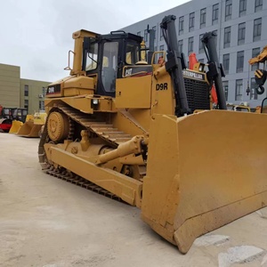 รถดันดิน CAT D9R สีเหลือง รถแทรกเตอร์ตีนตะขาบ Caterpillar อุปกรณ์หนัก เครื่องยนต์ 315 กิโลวัตต์ พร้อมชุดเกียร์ กำลังดัน 10 เมตร - Product Image 5
