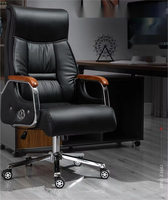 Haute qualité renouvelable inclinable en cuir Pu patron chaise de bureau exécutif roues Massage chaise d'ordinateur de haute qualité