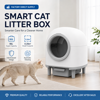 Litière pour chats entièrement fermée et autonettoyante en gros |   Prix d'usine Induction automatique |   ABS Grande Capacité Écologique