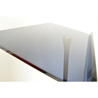 Podium droit en acrylique noir plate-forme de podium en acrylique détachable pupitre chaire avec porte-livre pour église scolaire