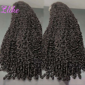 Raw Vietnamese Wig Human Hair Burmese Curly Lace Front Wigs Human Hair Wholesale Glueless HD Lace Frontal Wigs For Black Women - Product Image 1