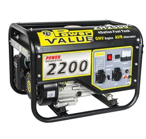 Hot sale type 2KW Air Cooled Pull Start Gasoline Generator Set 5.5HP