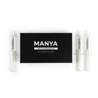 Kit de Blanchiment Dentaire de Luxe Doux MANYA MY-LH07 – Seringues de Gel au Peroxyde d'Hydrogène de Qualité Alimentaire (3x3ml) – Cadeau Magnétique Noir pour Adultes