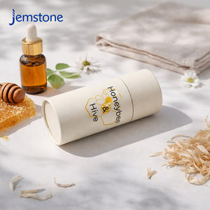 Emballage de boîte cylindrique en carton kraft pour bouteille d'huile de thé en vrac avec logo personnalisé, écologique, de qualité alimentaire, tube en papier pour pot de miel - Product Image 4