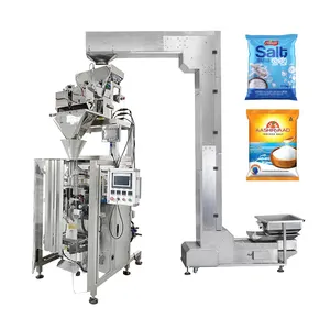 Automatic weighing vffs 2 head 4 head table salt packing machine
