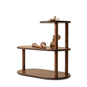 Tabletop <b>teacup</b> rack, solid wood, modern Chinese style antique display shelf, small tea room tea set and tea display rack - Product Image 1