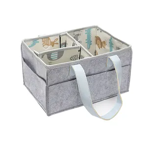 Diaper Caddy Factory Direct Selling OEM Felt Diaper Caddy For Baby Nussary