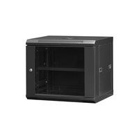 Boîtier de serveur réseau sécurisé 6U sur mesure, 19 pouces, verrouillable, pour centre de données, construction en acier SPCC, transparent, en stock