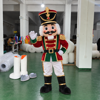 Costume de mascotte Casse-Noisette personnalisé CE de l'usine Shengye pour adulte, idéal pour fêtes, carnavals, festivals, y compris casque, pour célébrations de Noël