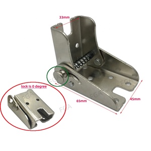 Raccords de jambe en métal articulés à 90 degrés accolades <span class=keywords><strong>d</strong></span>'<span class=keywords><strong>angle</strong></span> en acier robustes pour charnière de table pliante pour chambre à coucher bureau à domicile supermarché - Product Image 2