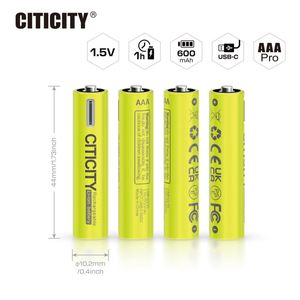 CITICITY 10440 600mAh USB Battery C720-H(pro) 1H Full Charge 1200 Cycles for Digital Stylus Touch Pens - Product Image 2