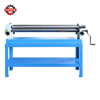Machine de cintrage automatique à rouleaux pour engrenages, aluminium, acier au carbone, feuilles de PVC, 3 rouleaux, longueur max. 1300 mm, épaisseur 1,5 mm