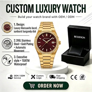 Montre automatique de sport de luxe pour homme, bracelet en acier personnalisé OEM du fabricant d'origine, montre élégante à marque privée pour homme - Product Image 1