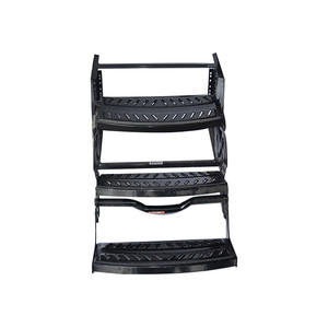 Nouveauté <span class=keywords><strong>2022</strong></span>, facile à installer, échelles pliantes manuelles à 3 niveaux pour <span class=keywords><strong>caravane</strong></span>, camping-car, remorque, camping-car - Product Image 1