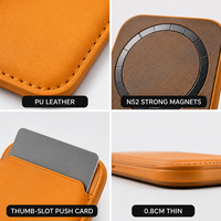 Dompet Kartu Kredit & Dompet Ponsel Kulit PU Minimalis Grosir Harga Kompetitif MOQ 100 Siap Ekspor