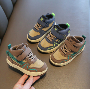 รองเท้าเด็ก ฤดูใบไม้ร่วงและฤดูหนาว รองเท้ากีฬาเด็กแบบใหม่ รองเท้าผ้าใบลำลองสำหรับเด็กผู้ชาย รองเท้าหุ้มข้อสูง - Product Image 3