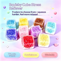 Jouet anti-stress à presser en forme de glace pilée, best-seller, DIY, balle en TPR, emballé individuellement pour enfants