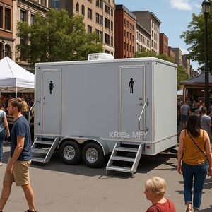 Baño Portátil Temporal 2025, Remolques de Baño Móviles para Viajes, Duchas - Product Image 2