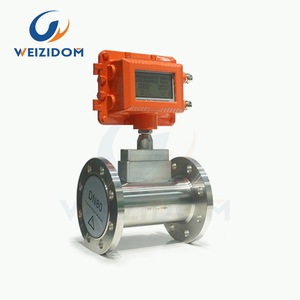 Dn80 3inch Độ chính xác 1.0% SS304/SS316 cơ thể xung + 4 ~ 20mA đầu ra tuabin khí đo lưu lượng - Product Image 5