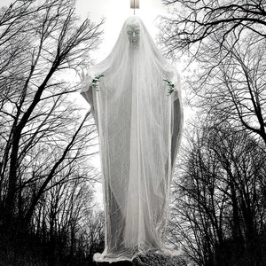 Decoración Animada de Halloween 2026: Accesorios de Terror, Zombi Colgado, Fantasma Animatrónico Espeluznante - Product Image 4