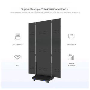 Bewegliches doppelseitiges oder dreifaches <span class=keywords><strong>LED</strong></span>-Poster für den Innen-und Außenbereich Anzeige <span class=keywords><strong>LED</strong></span>-Werbung Digitales Poster Vollfarb bildschirm - Product Image 4