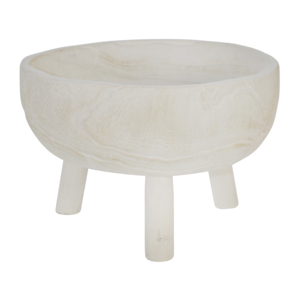 Ciotola Decorativa in Legno a 3 Gambe, Centrotavola Moderno per Tavolino da Caffè - Product Image 1