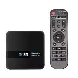 H20กล่องทีวีแอนดรอยด์10,2Gb 16Gb RK3228A 4K Tv Ontvanger Mediaspeler 3D วิดีโอ2.4G Wifi H20สมาร์ททีวีกล่อง Android Set Top Box