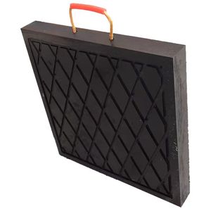 Plaques de stabilisation circulaires en UHMWPE pour camions de pompiers, tapis stabilisateurs circulaires pour grues, tampons de levage à haute résistance aux chocs – Direct Usine - Product Image 3
