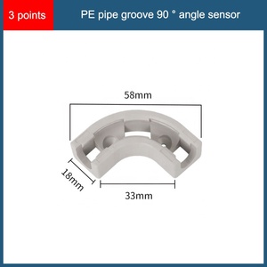 Tubo de PE desechable, adaptador de ángulo recto de 90 grados para purificador de agua, incluye manguera de camino de agua, tira de ranura, purificador de plástico - Product Image 3
