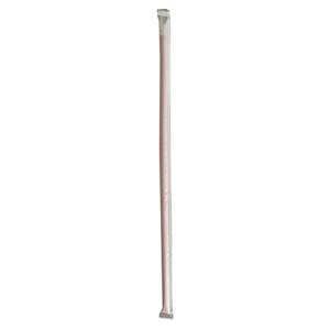 Boardwalk 10.25\" Red Polypropylene Individually Wrapped Giant <b>Drinking</b> <b>Straws</b> Case of 1,200 for Beverages - Product Image 1