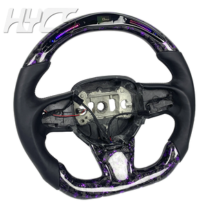 Volant personnalisé en cuir avec LED en fibre de carbone pour l'amélioration de l'intérieur de la voiture, adapté à Chrysler <span class=keywords><strong>300</strong></span> 300S 300C SRT - Product Image 3