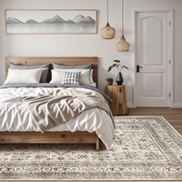 Tapis de salon vintage, grand, doux, lavable, tapis oriental traditionnel pour chambre à coucher, tapis décoratif pour sol intérieur
