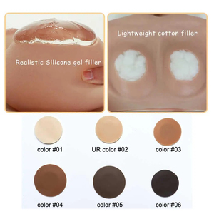 K-Cup <span class=keywords><strong>Gros</strong></span> Seins Poitrine Silicone Poitrine Avec Nombril Réaliste Faux Seins Pour Halloween Déguisement Mascarade - Product Image 2