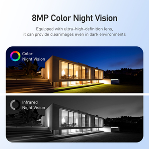 Koocam Homebase 4K không dây ngoài trời năng lượng mặt trời an ninh nhà mạng Camera Kit tự động theo dõi HD màu sắc tầm nhìn ban đêm CMOS vòng lặp địa phương - Product Image 4