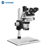Microscope stéréoscopique trinoculaire SUNSHINE M8T Ultra pour la réparation de téléphones