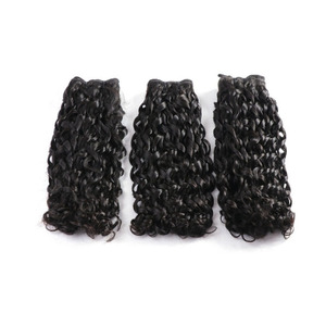 自然黑色 1B #   卷发顺滑丝滑越南处女发接发机双层编织全色批发 - Product Image 2