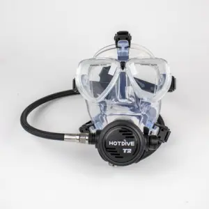 Anti Fog Silicone Dive Apparatuur Gehard Glas Volledige Gezicht Duikbril Duiken Masker Met Tweede Fase En Waterdichte Case