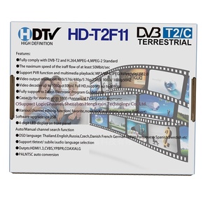 Decoder <span class=keywords><strong>TV</strong></span> Digitale HD-T2F11 ad Alta Definizione DVB-T2/C con WiFi per Segnale Terrestre - Ideale per Vendita all'Ingrosso per Fabbriche - Product Image 3