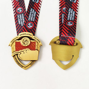 Médaille de sport personnalisée en 3D, à découper, pour marathon, course à pied, ville, à concevoir soi-même par <span class=keywords><strong>le</strong></span> fabricant - Product Image 2