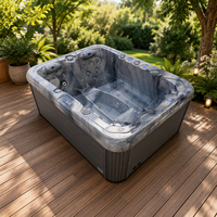 Spa de luxe moderne pour 3 personnes en acrylique Balboa avec massage par remous