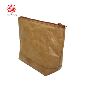 Baoren Vente en Gros LOGO Personnalisé Écologique Recyclé Tyvek Fermeture à Glissière Mode Voyage pour Sac Cosmétique pour Femmes - Product Image 6