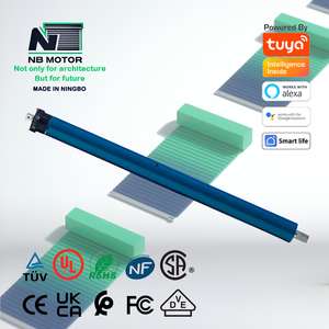 NB động cơ điện tử 35mm cơ giới hình ống con lăn màn trập cửa điều khiển từ xa màn hình máy chiếu cho khách sạn thiết kế hiện đại - Product Image 3