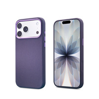 Casing Ponsel Magnetik Mewah untuk iPhone 18 Pro Max, Penutup Ponsel Kain Tenun Teknologi untuk iPhone 17 16 15 Funda