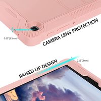Coque de protection antichoc hybride en silicone mince et PC pour Samsung Galaxy Tab A7 Lite 8.7 pouces