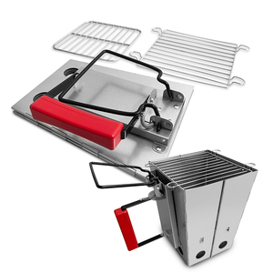 Outdoor Grilling Barril Asador Stainless Steel Roasted Barrel Barbecue Fire Starter Charcoal Grill Bucket <strong>Oil</strong> <strong>Drum</strong> <strong>Bbq</strong> Grill - Product Image 2
