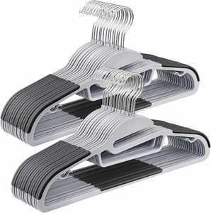 Offre Spéciale – Cintres Antidérapants Souples en ABS+Acier de Haute Qualité pour Costumes, Manteaux, Vêtements, Magasins, Salons et Armoires - Product Image 1