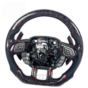Volant forgé <span class=keywords><strong>rouge</strong></span> pour Land Range Rover avec palettes de changement de vitesse, compatible Range <span class=keywords><strong>Evoque</strong></span> 2014-2023, personnalisation possible - Product Image 2