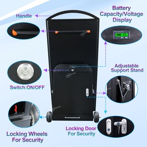 Display LCD per Segnaletica Digitale da Esterno 43 Pollici IP65 Impermeabile, Alimentato a Batteria, 1800 Nits Alta Luminosità, Supporto Animazioni - Product Image 5