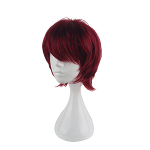 Perruque <span class=keywords><strong>de</strong></span> cosplay anime A3 Mankai Spring Troupe Sakuma Sakuya Spiky, en fibre synthétique résistante à la chaleur, pour spectacle sur scène et fête - Product Image 2